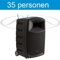 Draadloze speaker met 2 microfoons / USB / Bluetooth