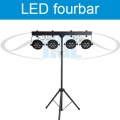 LED fourbar Showtec zwart