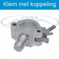 Scaff klem met koppeling