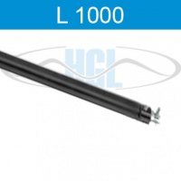 Single tube PRO1 L1000 Black