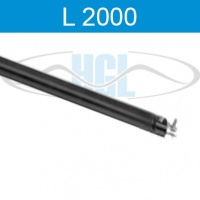 Single tube PRO1 L2000 Black