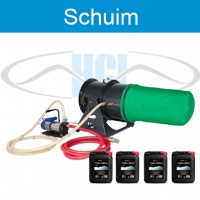 Schuimmachine compleet met vloeistof