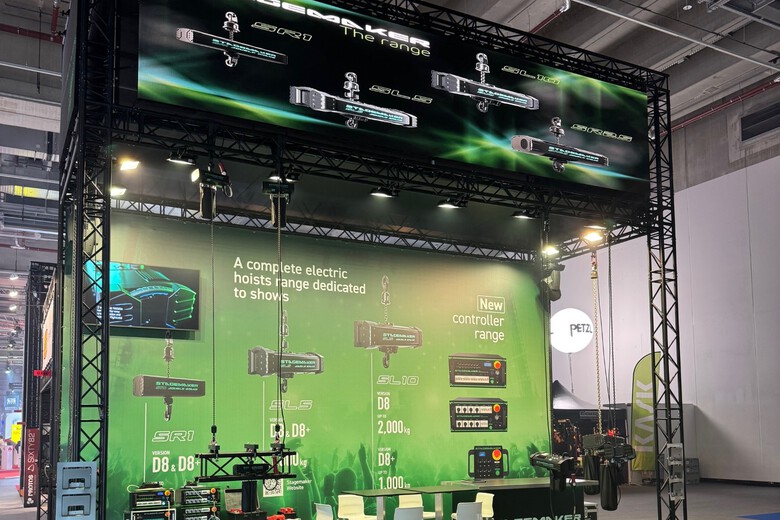 Beursstand tijdens Pro Light & Sound 2025